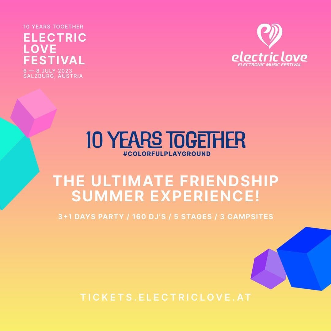 Listen up Lovers! Electric Love turns 10 this summer. Don’t miss out on this ult (1/3)