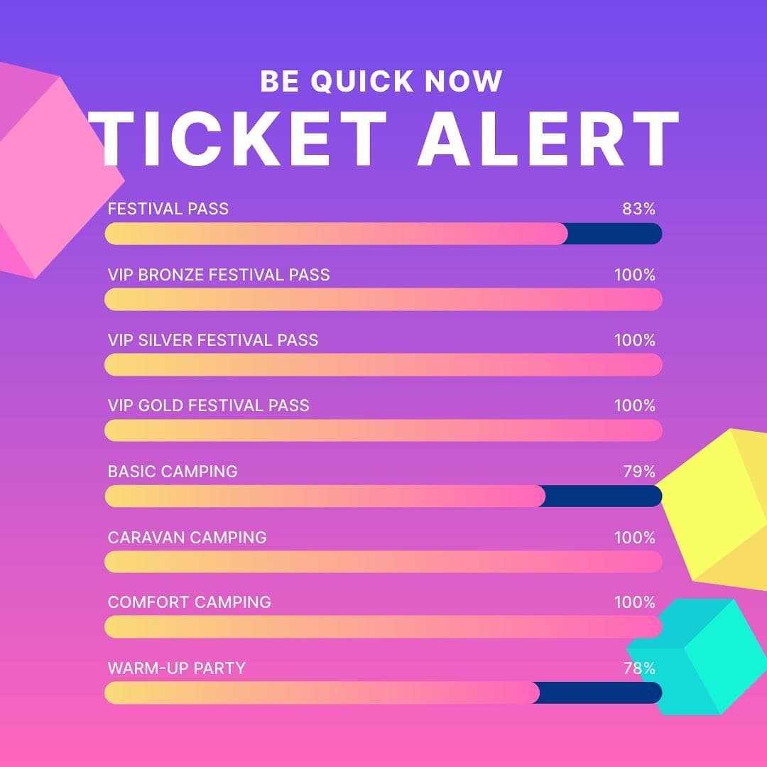 Final price increase in less than 72 hours! Better act fast β° π Ticketshop link (2/2)