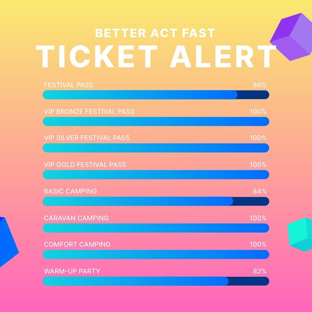 Already got your ticket? Tickets selling out fast - Regular Ticket Phase ends on