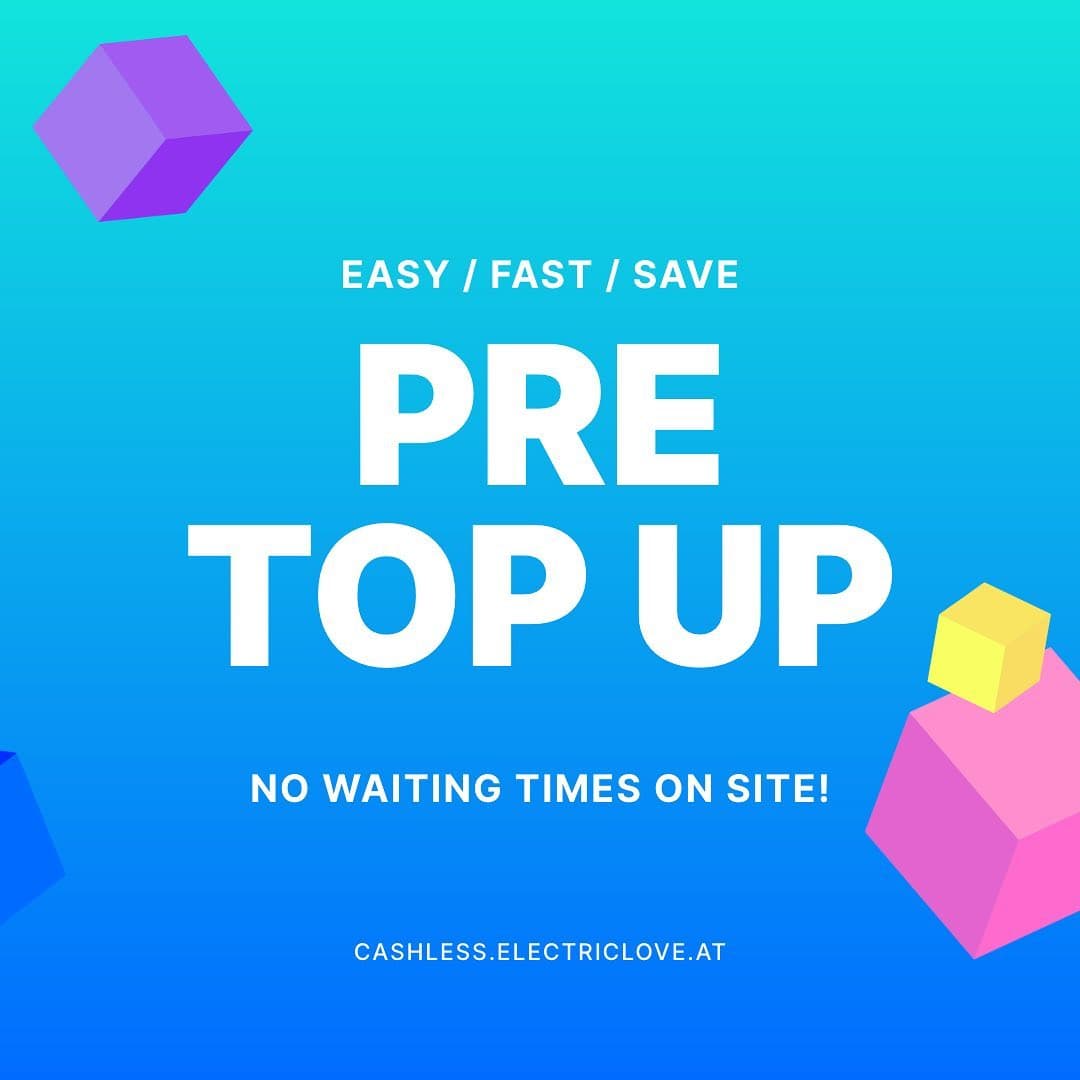 Pre Top-Up for is available now! The payment system at Electric Love Fest (1/2)