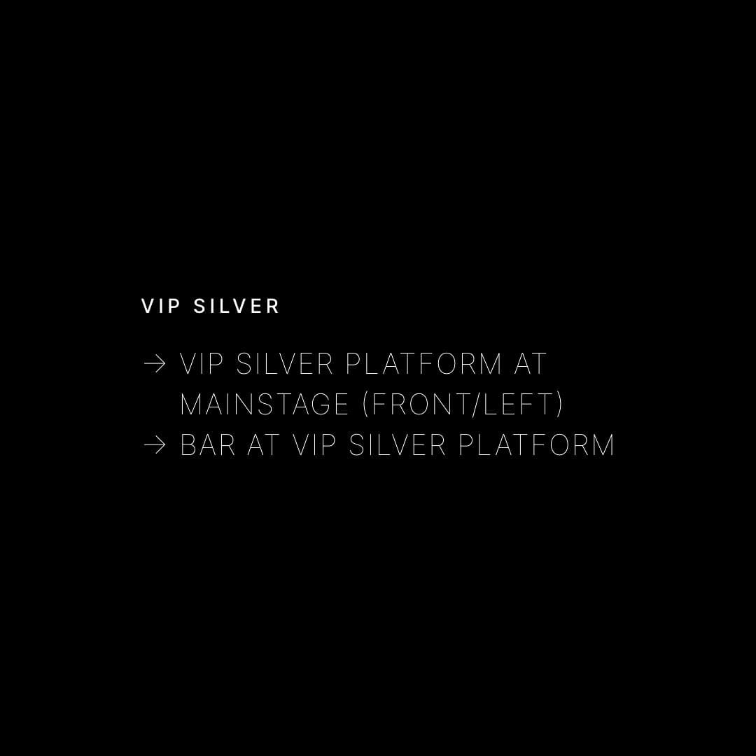 Our VIP categories guarantee three days of partying and an incredible view of th (4/5)