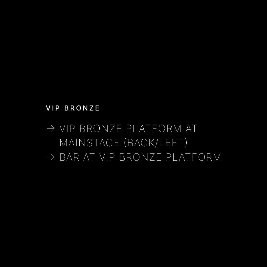 Our VIP categories guarantee three days of partying and an incredible view of th (5/5)
