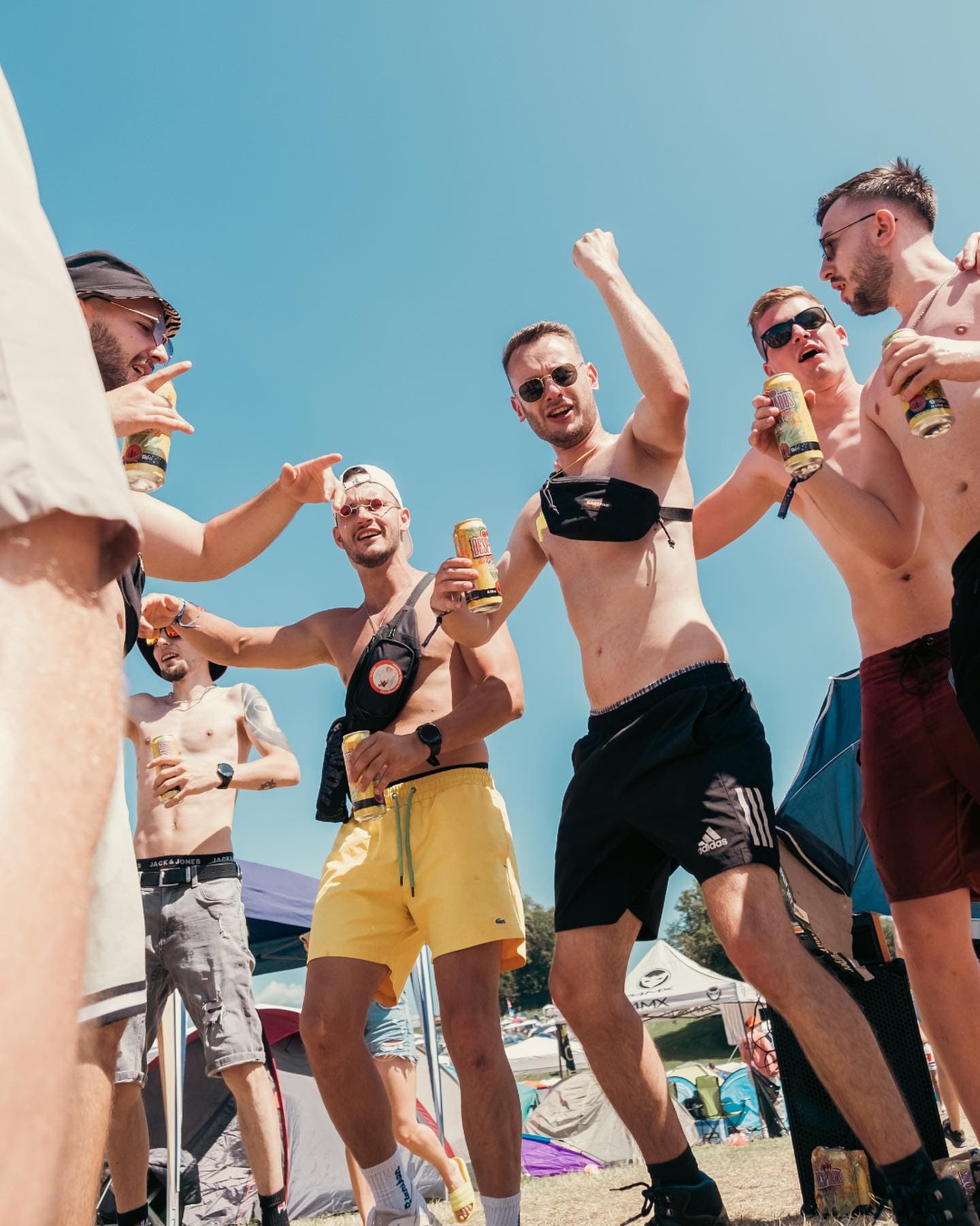 The most fun place at Electric Love - our campsite 🫶⛺️ Let us know your best ca (4/5)