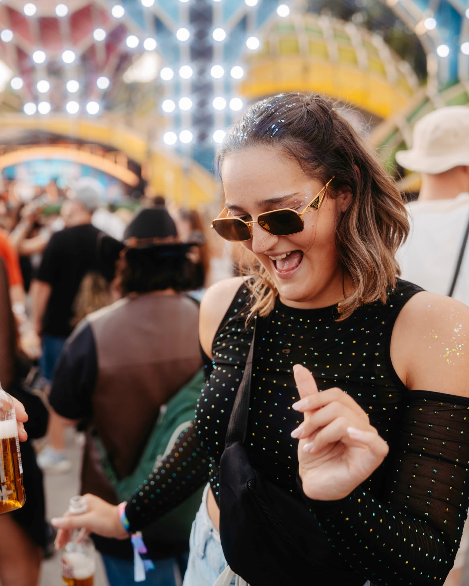Dancing into the night with your bestie β¨π«Ά Tag your festival buddy down below a (2/3)