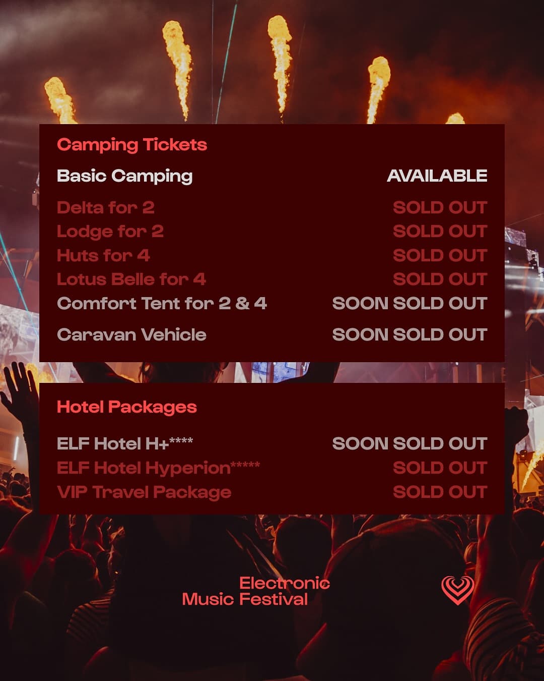 Itโs now โฆ Or more expensive. ๐ Festival Passes jump from 229โฌ โ 249โฌ. So if yo (4/4)