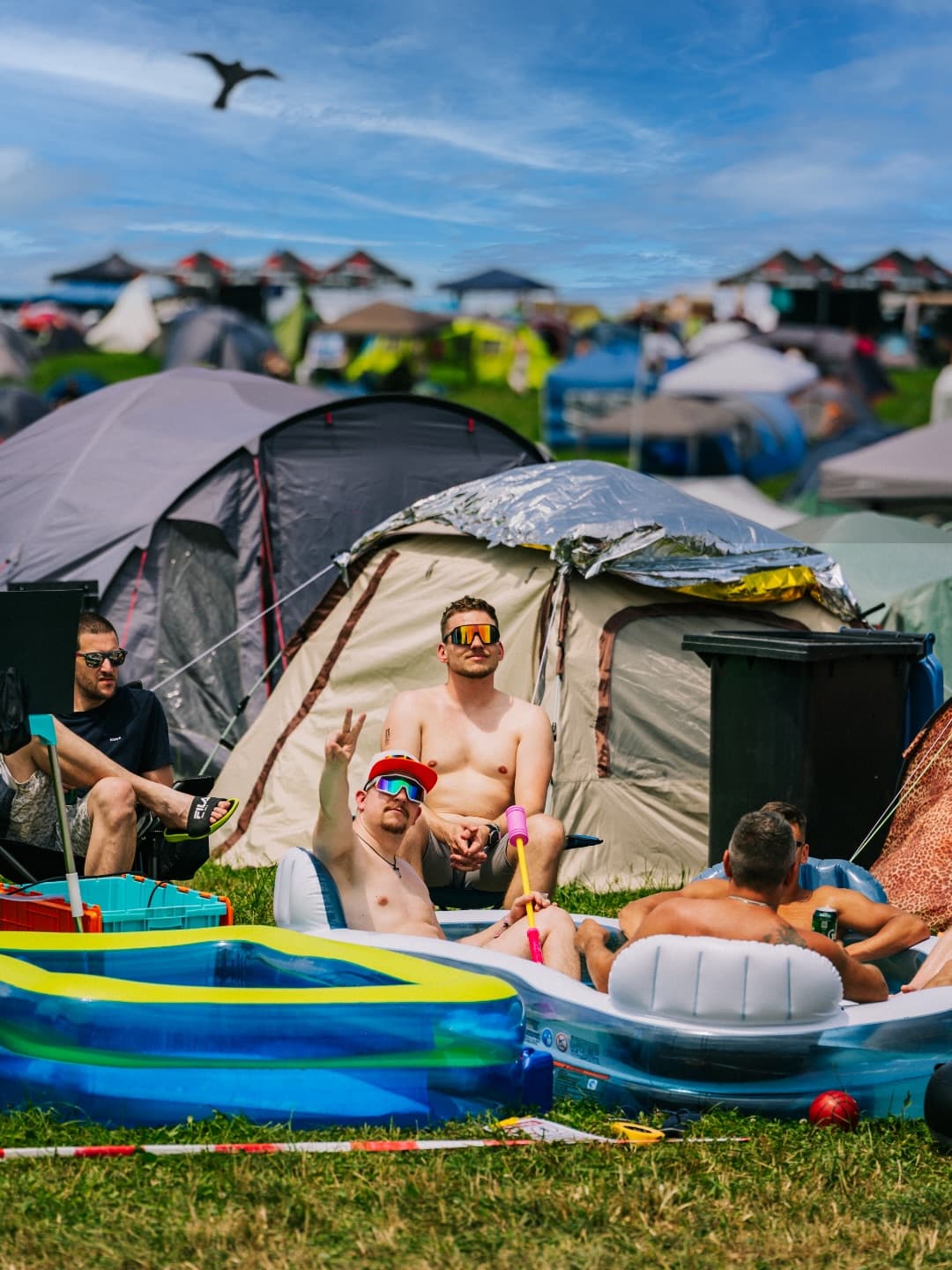 Home is where our tent is! ❣️⛺️ Wanna skip the heavy lifting? Check out the camp (3/4)