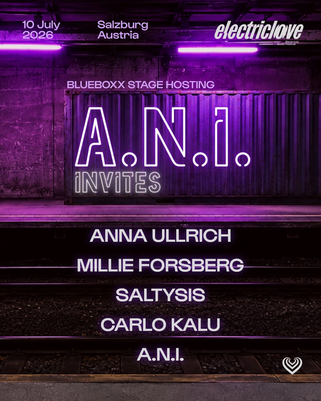 Berlin power incoming: A.N.I. is taking over the BlueBoXX on Friday. Sorry Neigh (1/6)