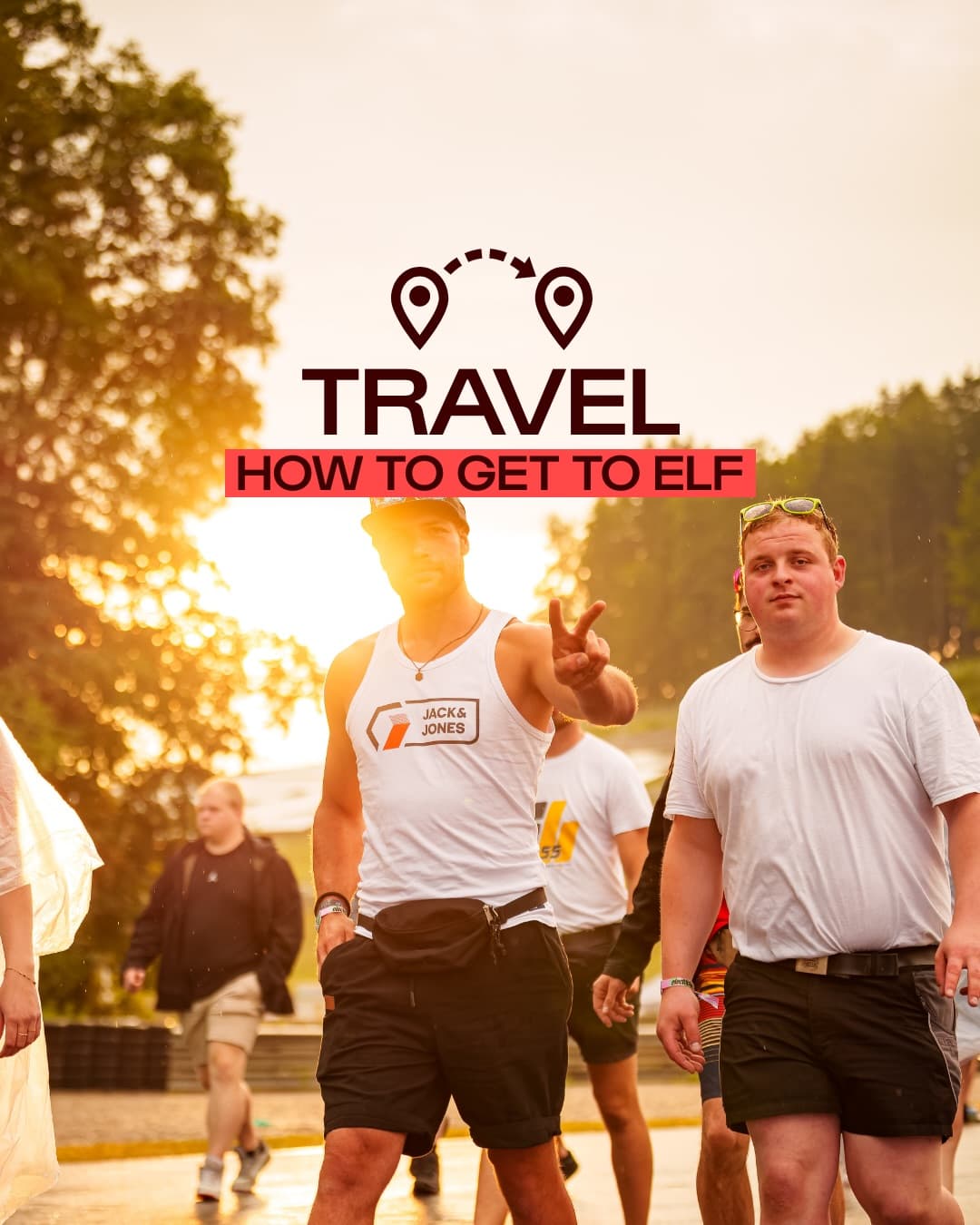 How to get to Electric Love Festival? Your journey starts here. Swipe through & (1/5)