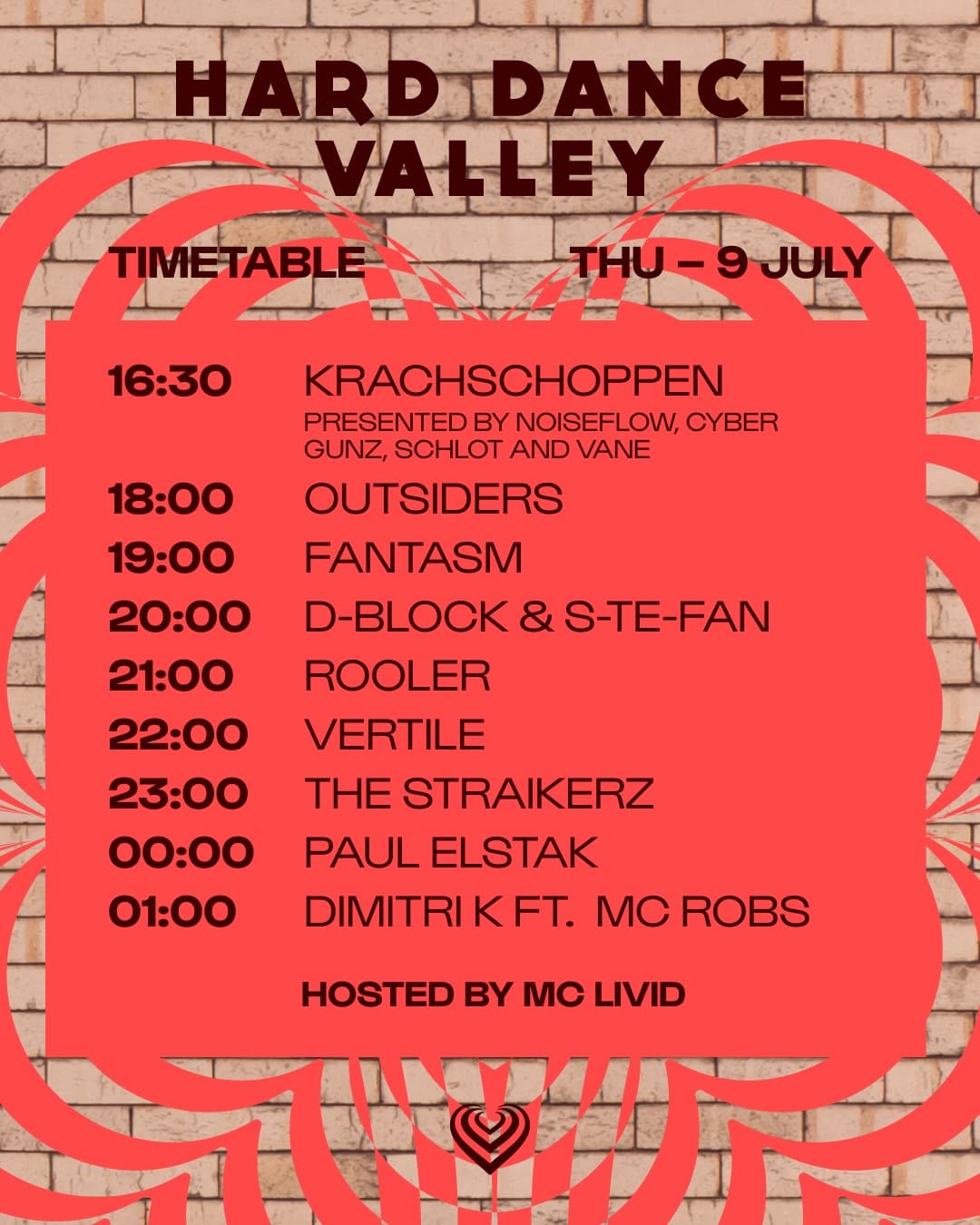 This is the Thursday timetable, kicking off officially. ๐ ๐๐๐๐๐ง๐ฅ๐ (4/8)