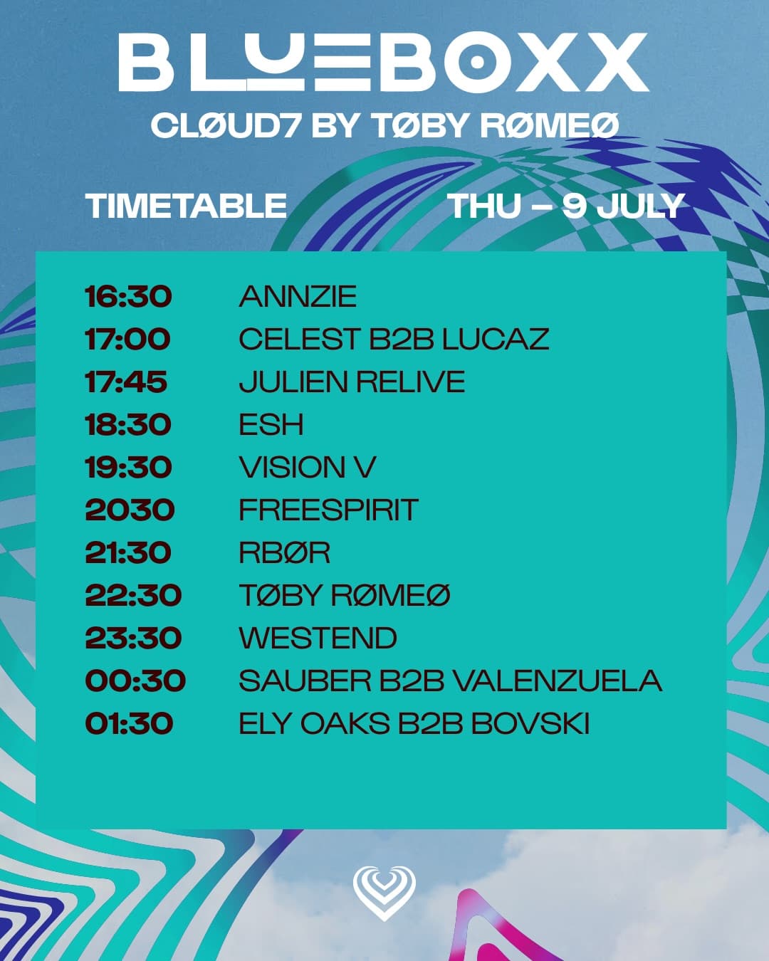 This is the Thursday timetable, kicking off officially. ๐ ๐๐๐๐๐ง๐ฅ๐ (7/8)