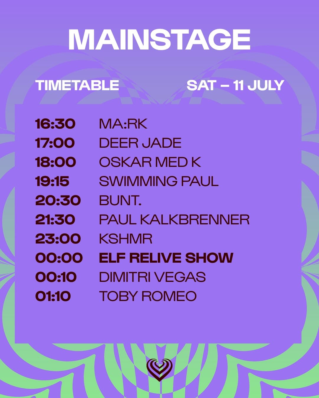 Saturday timetable to round off the weekend. ๐ ๐๐๐๐๐ง๐ฅ๐๐ ๐๐ข๐ฉ๐ โ๐ฎ๐ฒ (2/8)