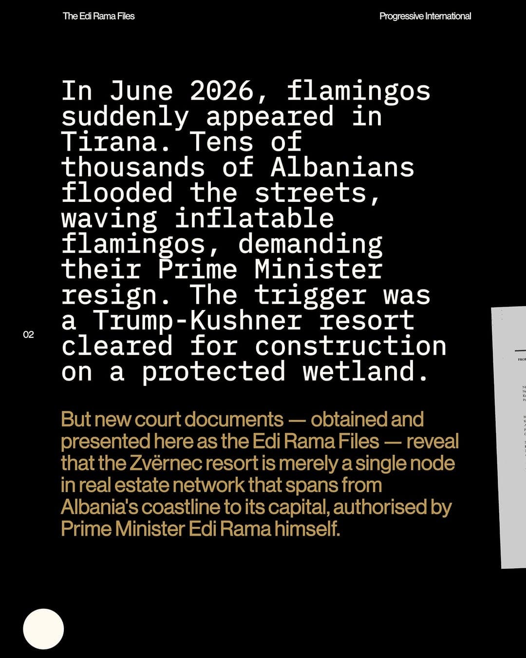 LINK IN BIO 🇦🇱 The Prime Minister Kingpin of Albania’s Shadowy Real Estate Empire. (2/11)