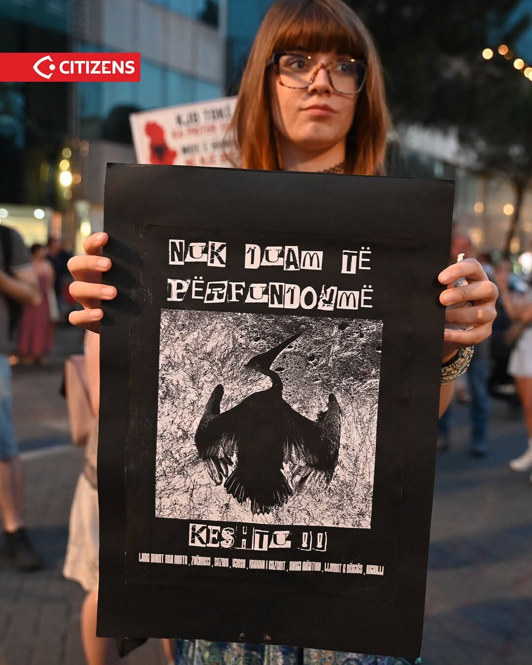 Në ditën e 38-të të protestave të përditshme, qytetarët u mblodhën sërish para Kryeministrisë, (8/10)