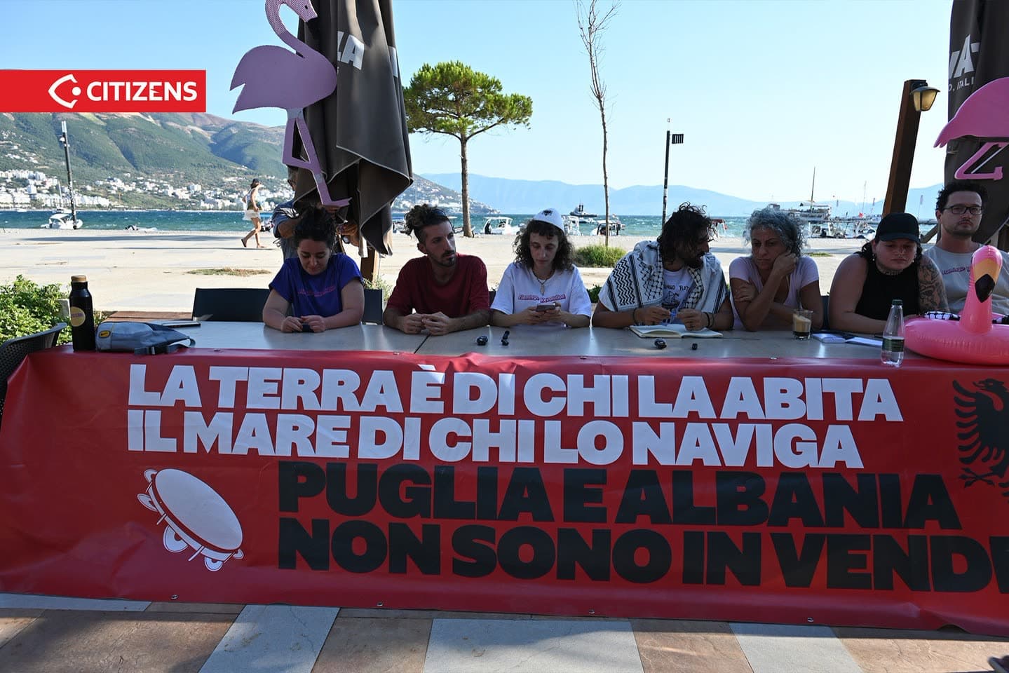 Shqiptarë të diasporës në Itali lundruan ditën e djeshme, më 21 gusht, nga… (frame 3)
