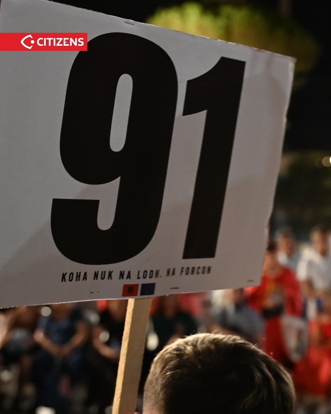 Në ditën e 91-të, qytetarët vijojnë protestën, duke kërkuar dorëheqjen e… (frame 2)