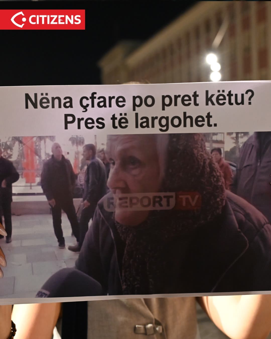 Qytetarët vijojnë protestën për të 93-tën ditë rresht, duke kërkuar… (frame 1)