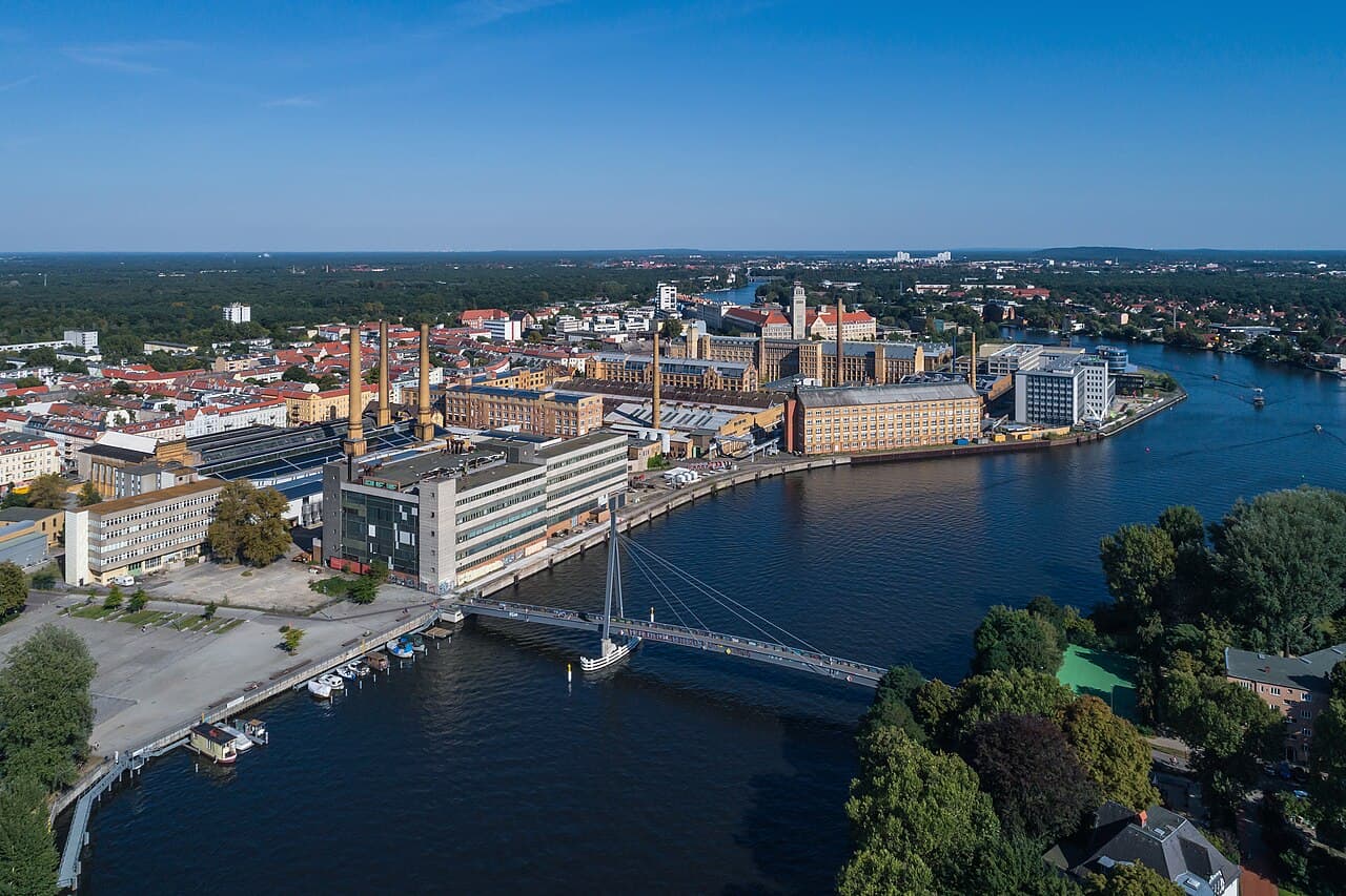 A site on the Spree at Oberschöneweide