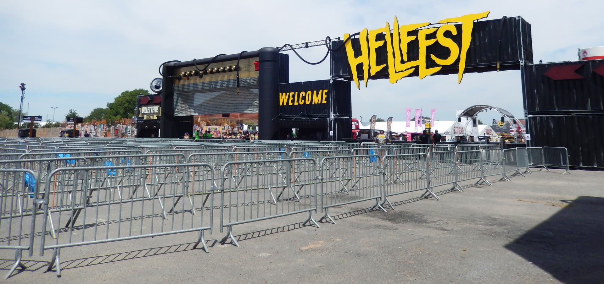 Hellfest - Entrée du festival en 2