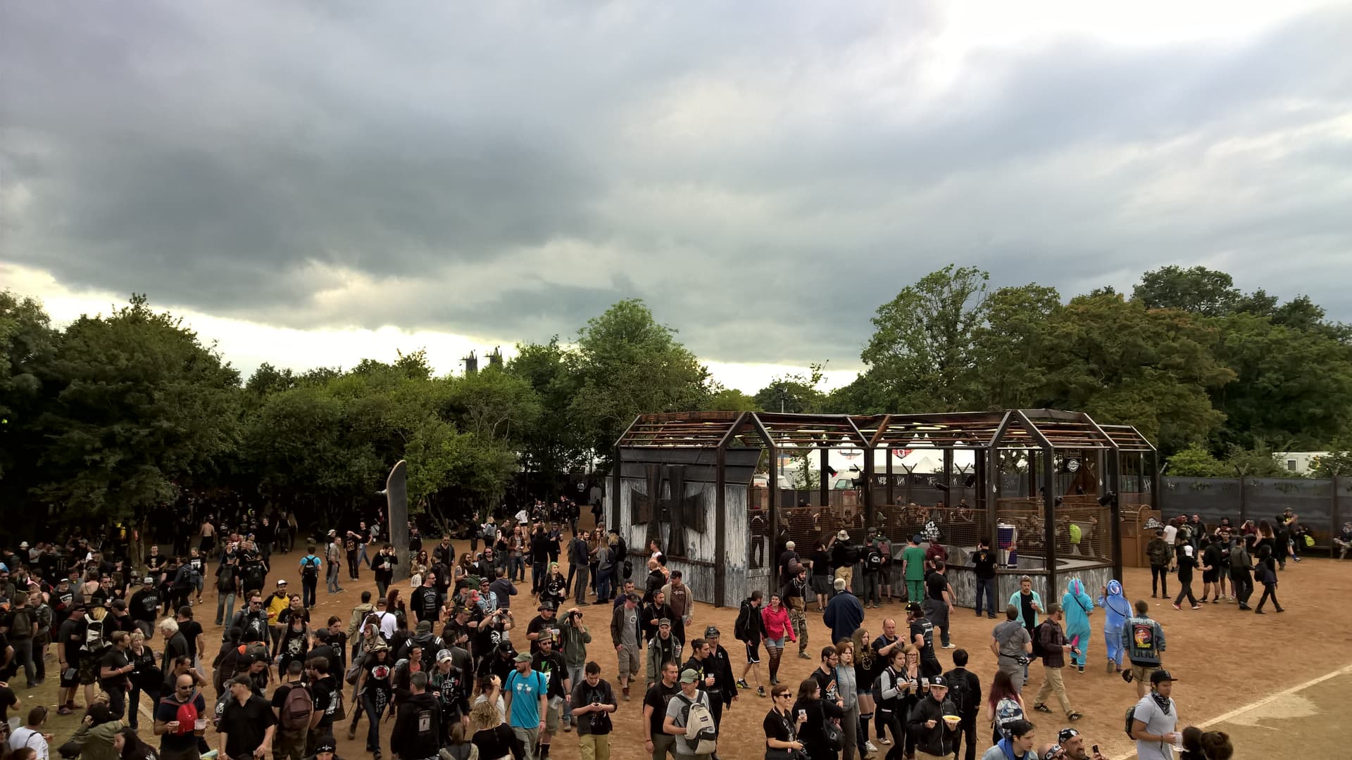 The skatepark on site — Hellfest 2016