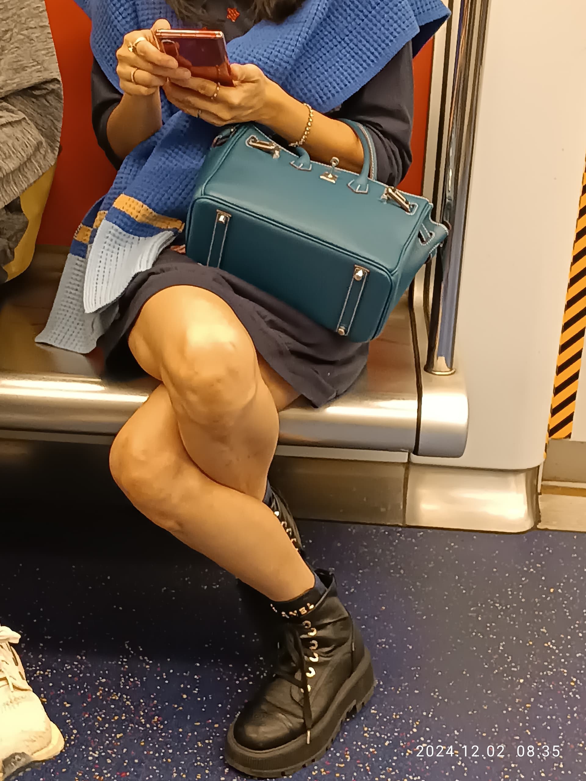 A Birkin in use, Hong Kong