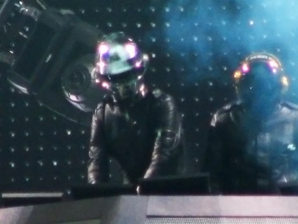 Daft Punk's pyramid at Coachella