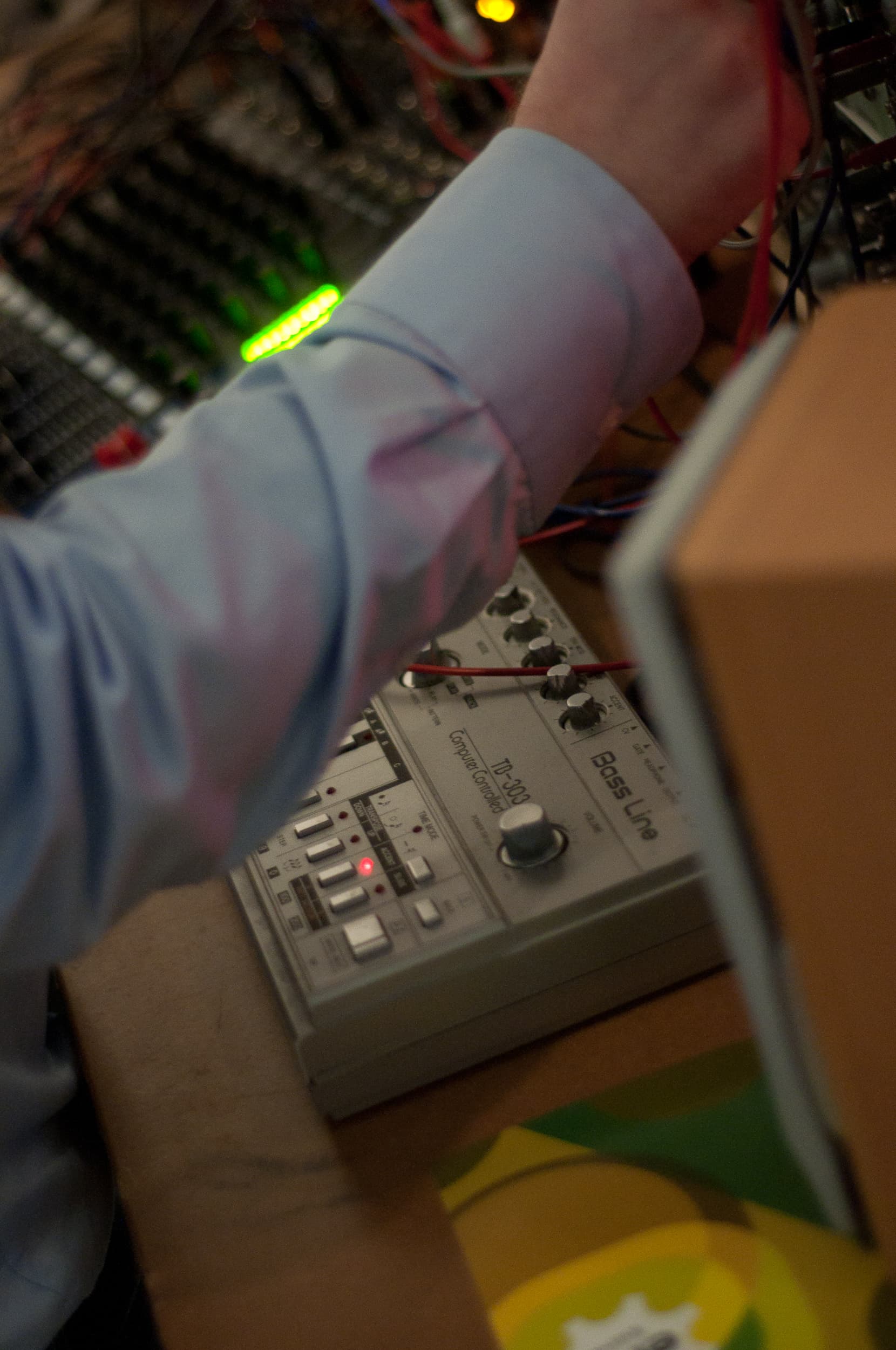 A TB-303 behind glass