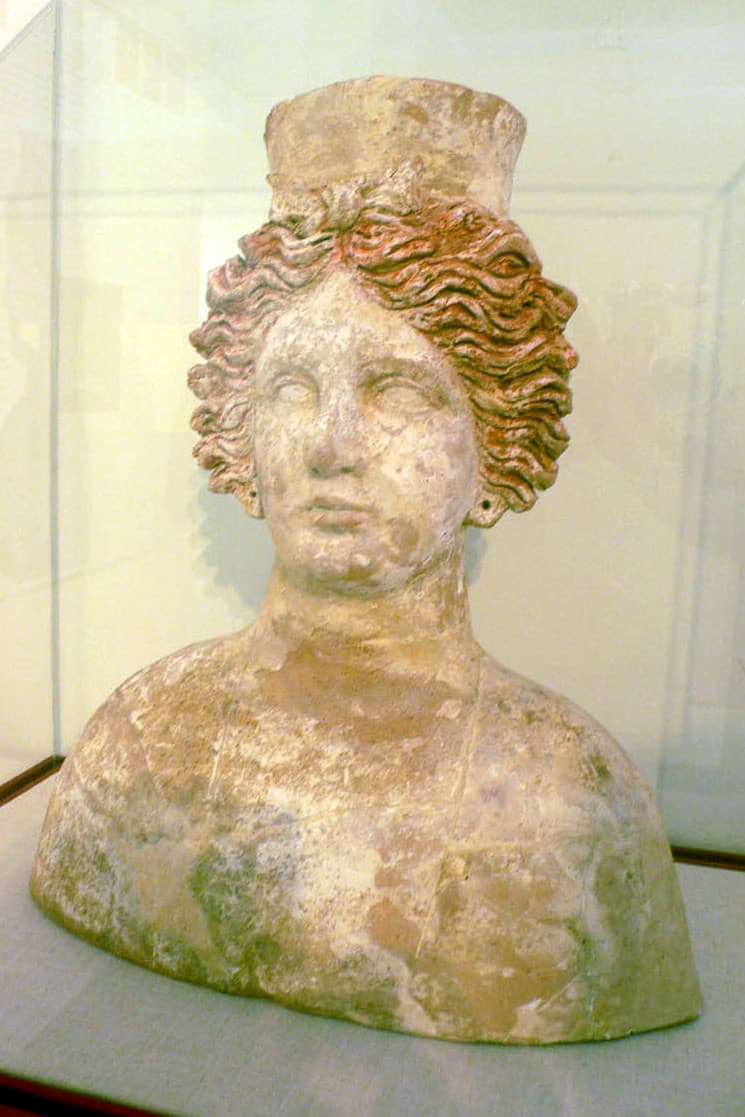 The bust believed to be Tanit