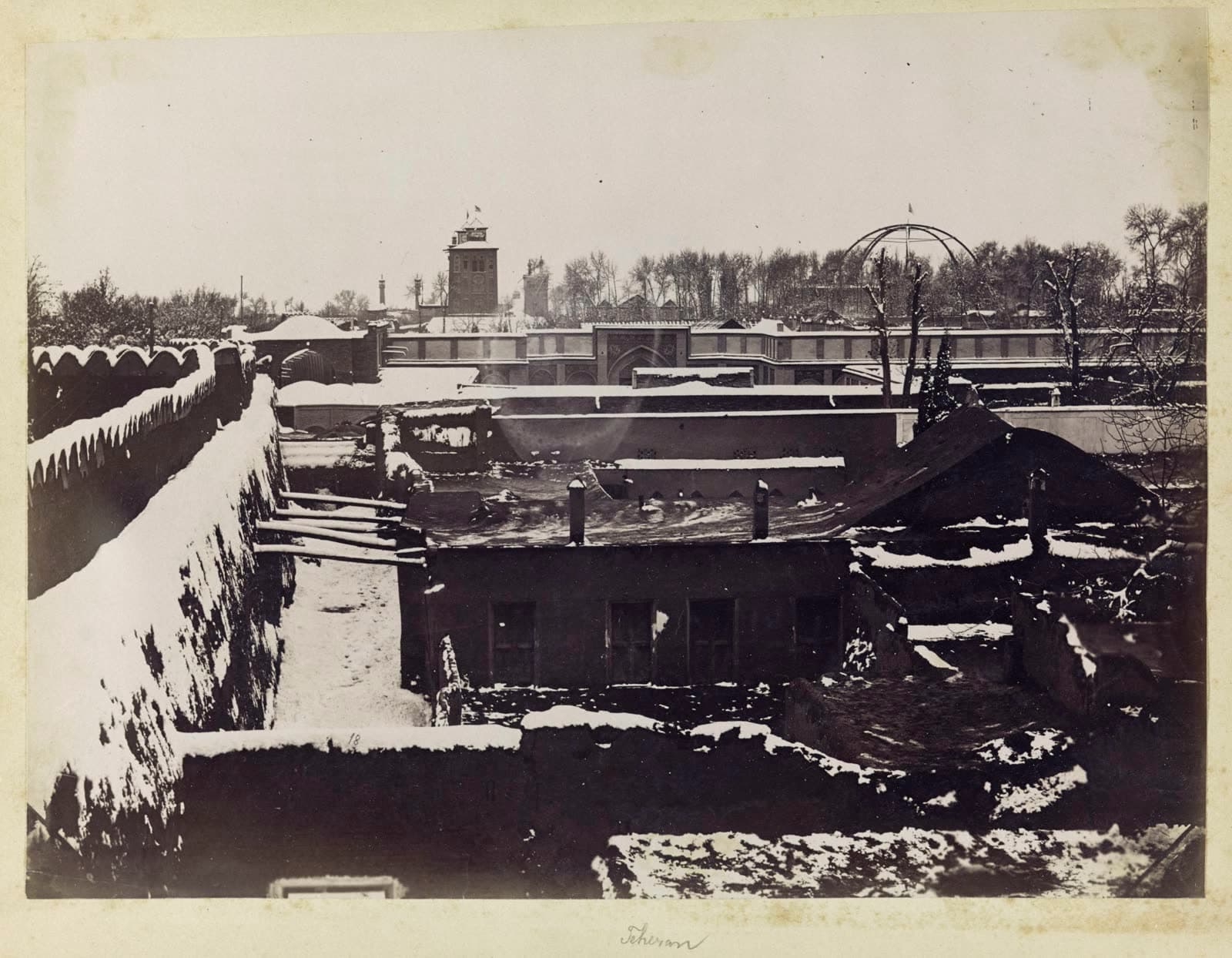 Sevruguin photograph: Teheran im Winter
