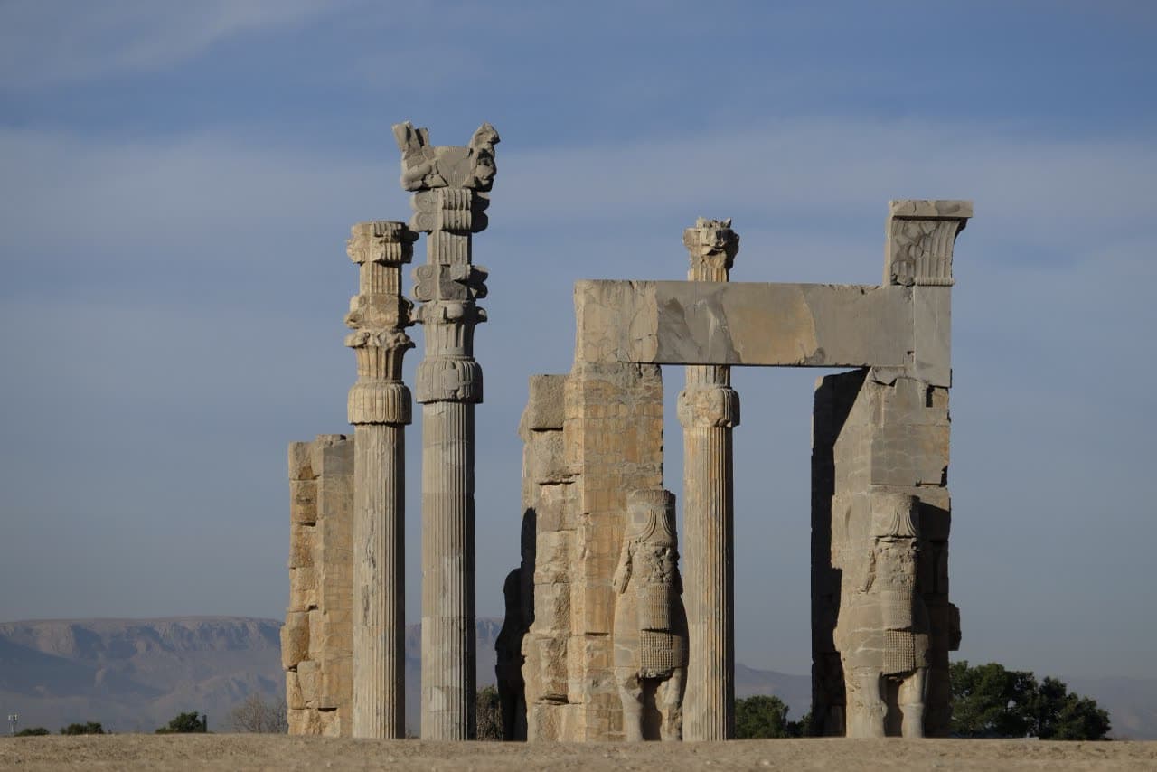 The Gate of All Nations at Persepolis, with its lamassu figures (2 of 2)