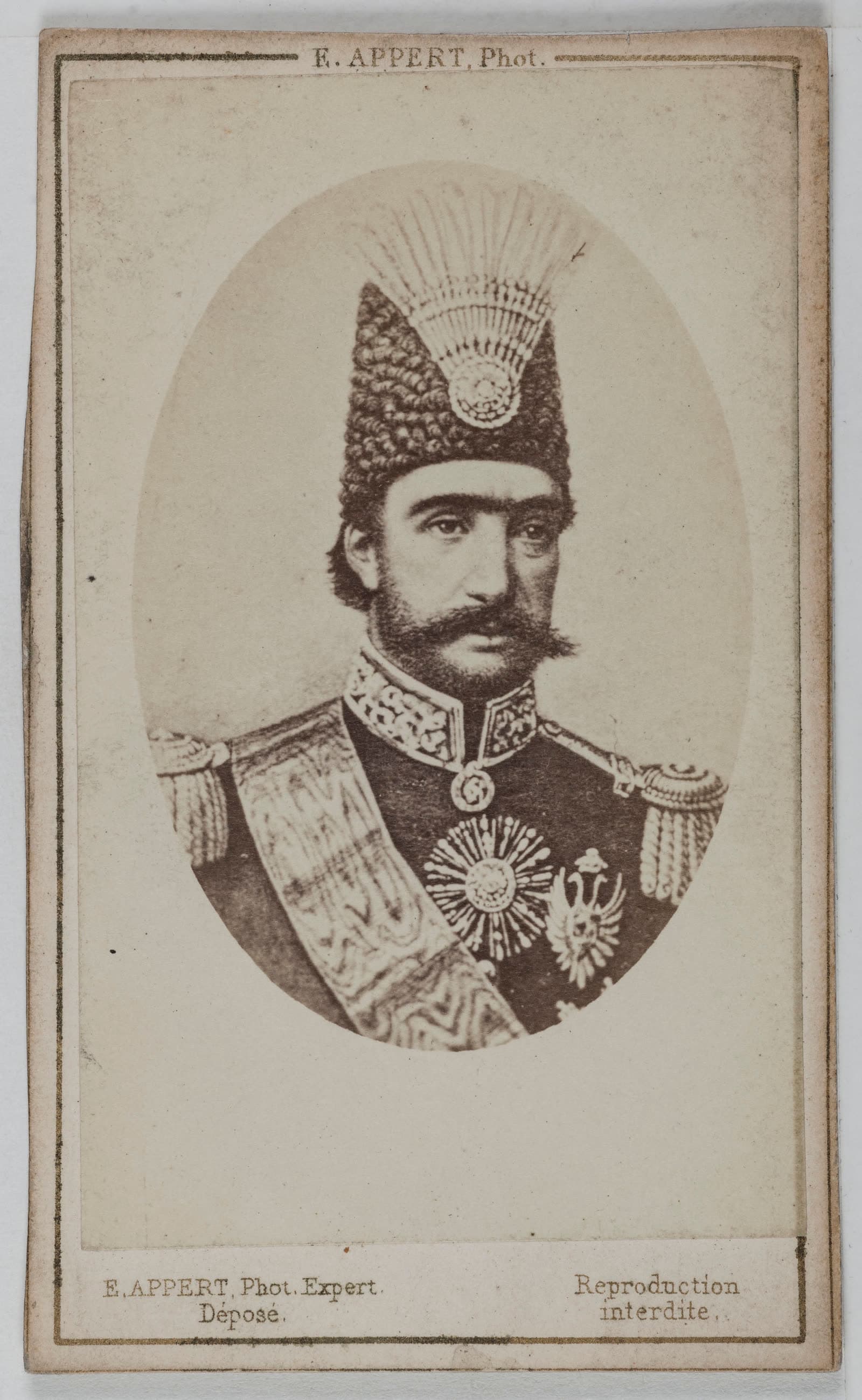 Portrait of Naser al-Din Shah of Persia
