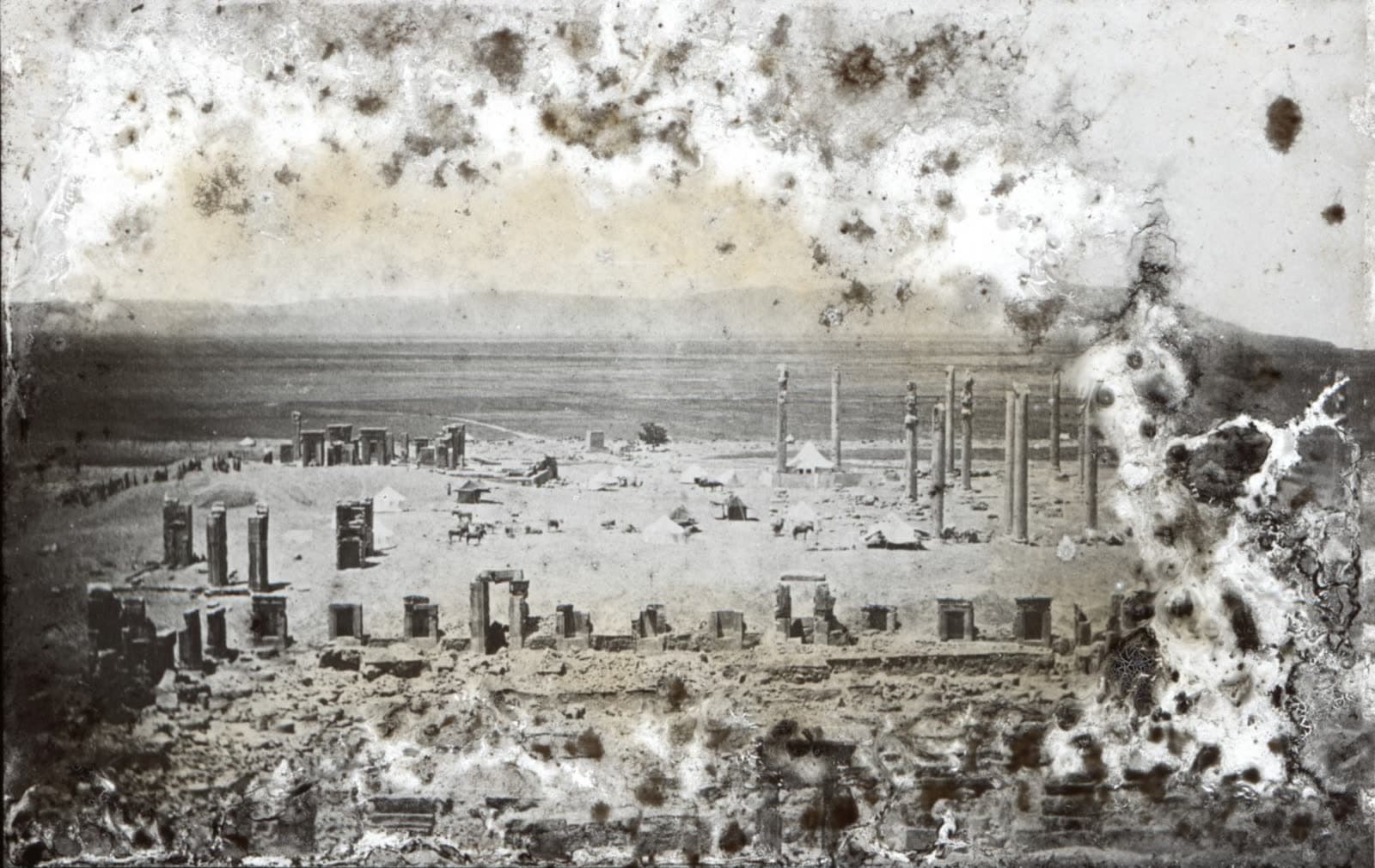 The ruins of Persepolis