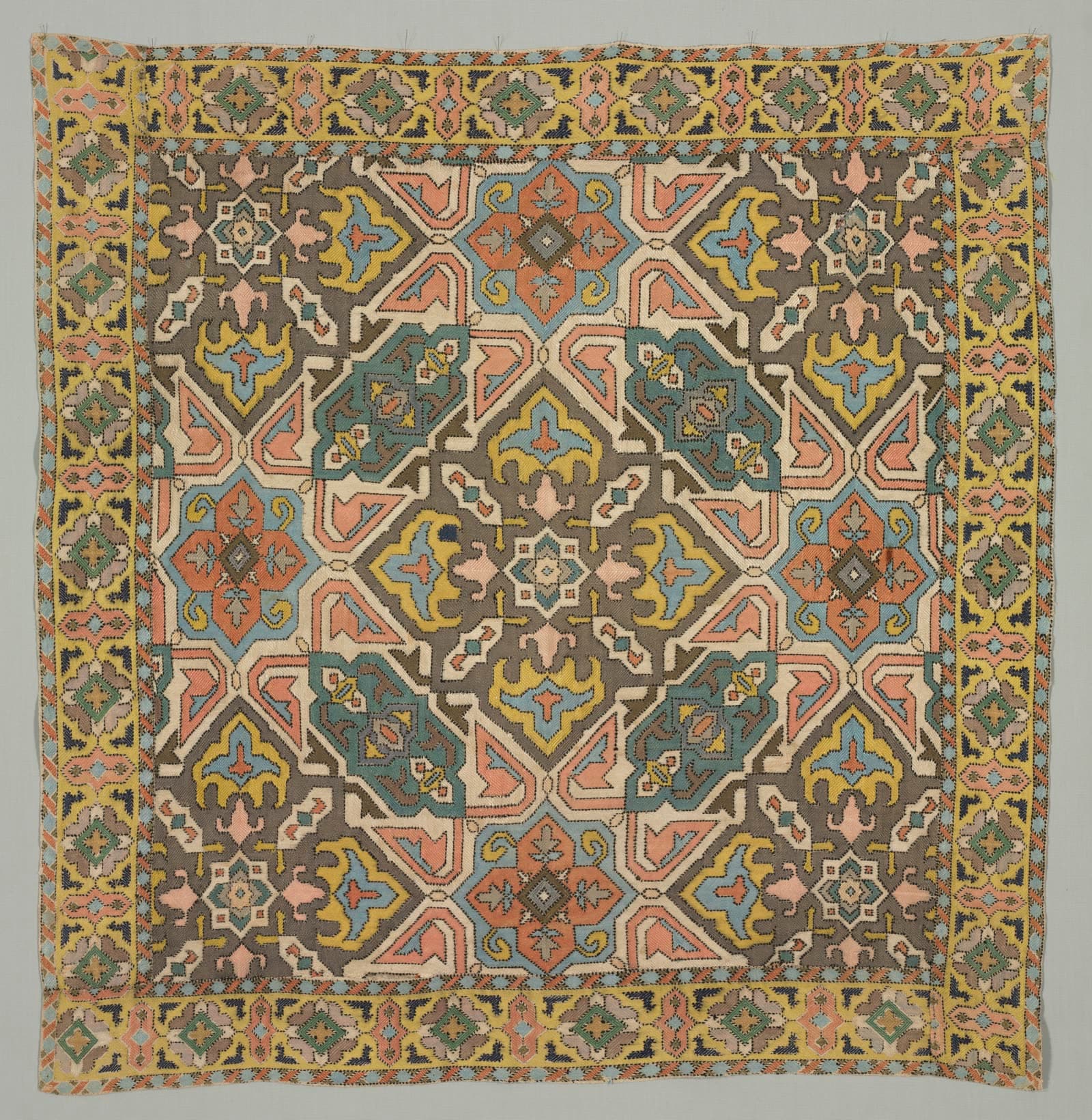 Cover with geometric design