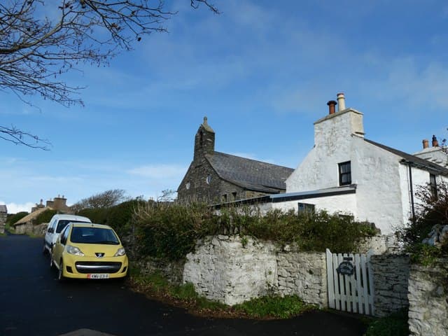 Parked cars at Cregneash
