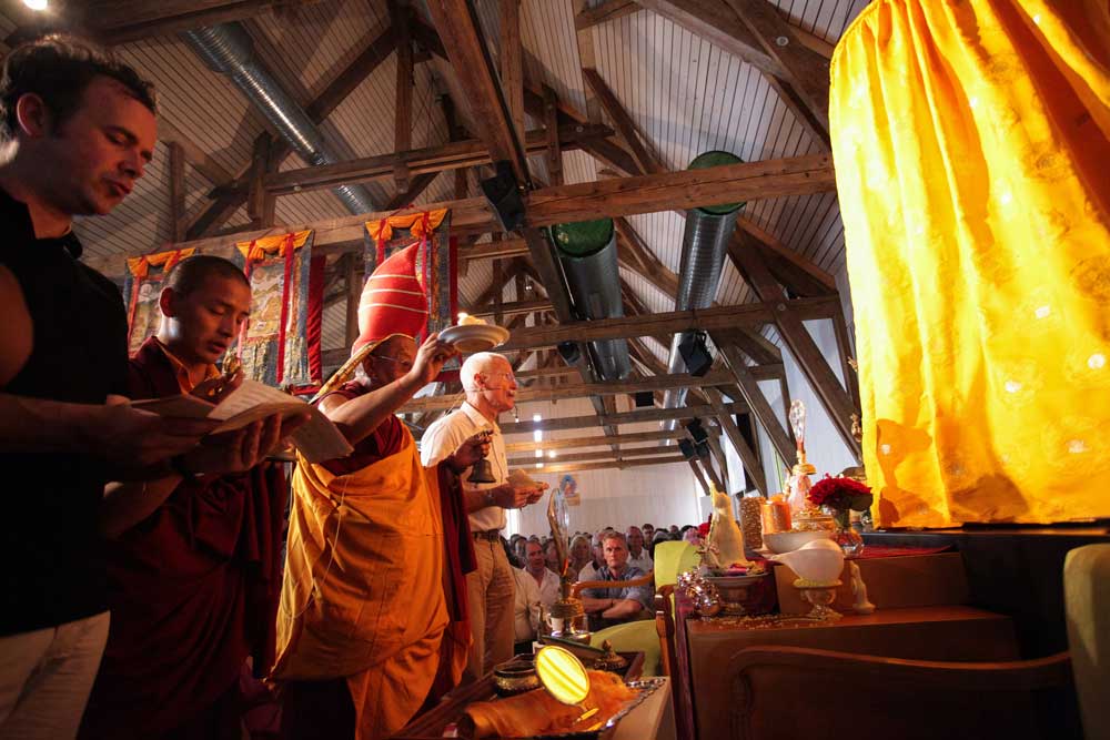 The Europe Center meditation hall