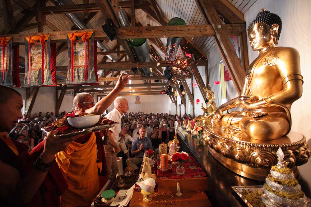 The Europe Center meditation hall