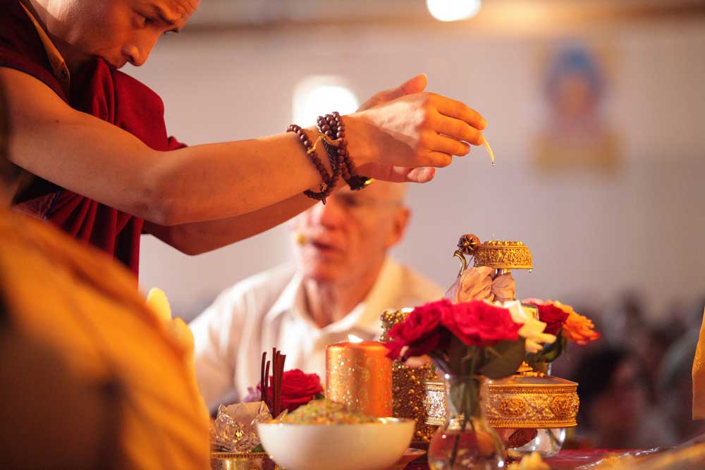 The Europe Center meditation hall