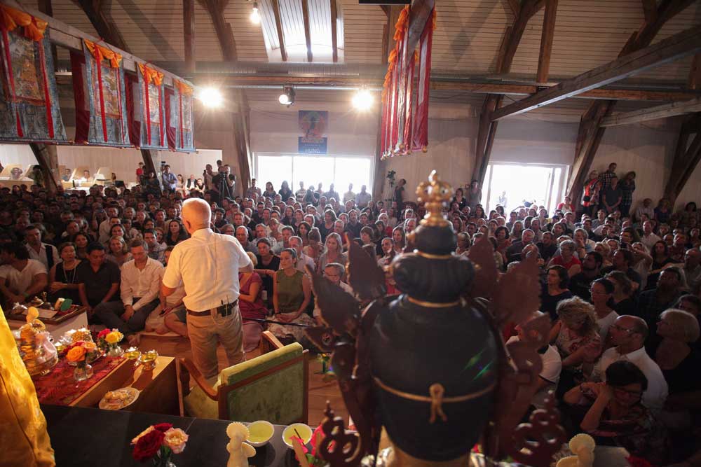 The Europe Center meditation hall