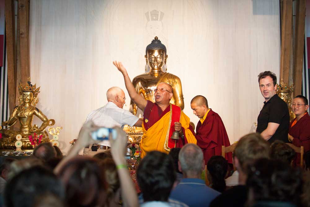 The Europe Center meditation hall