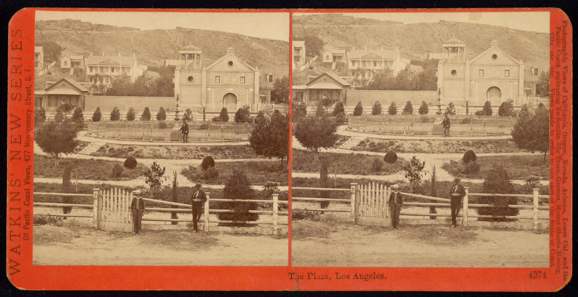 Carleton Watkins (American - The Plaza, Los Angeles - Google Art Project