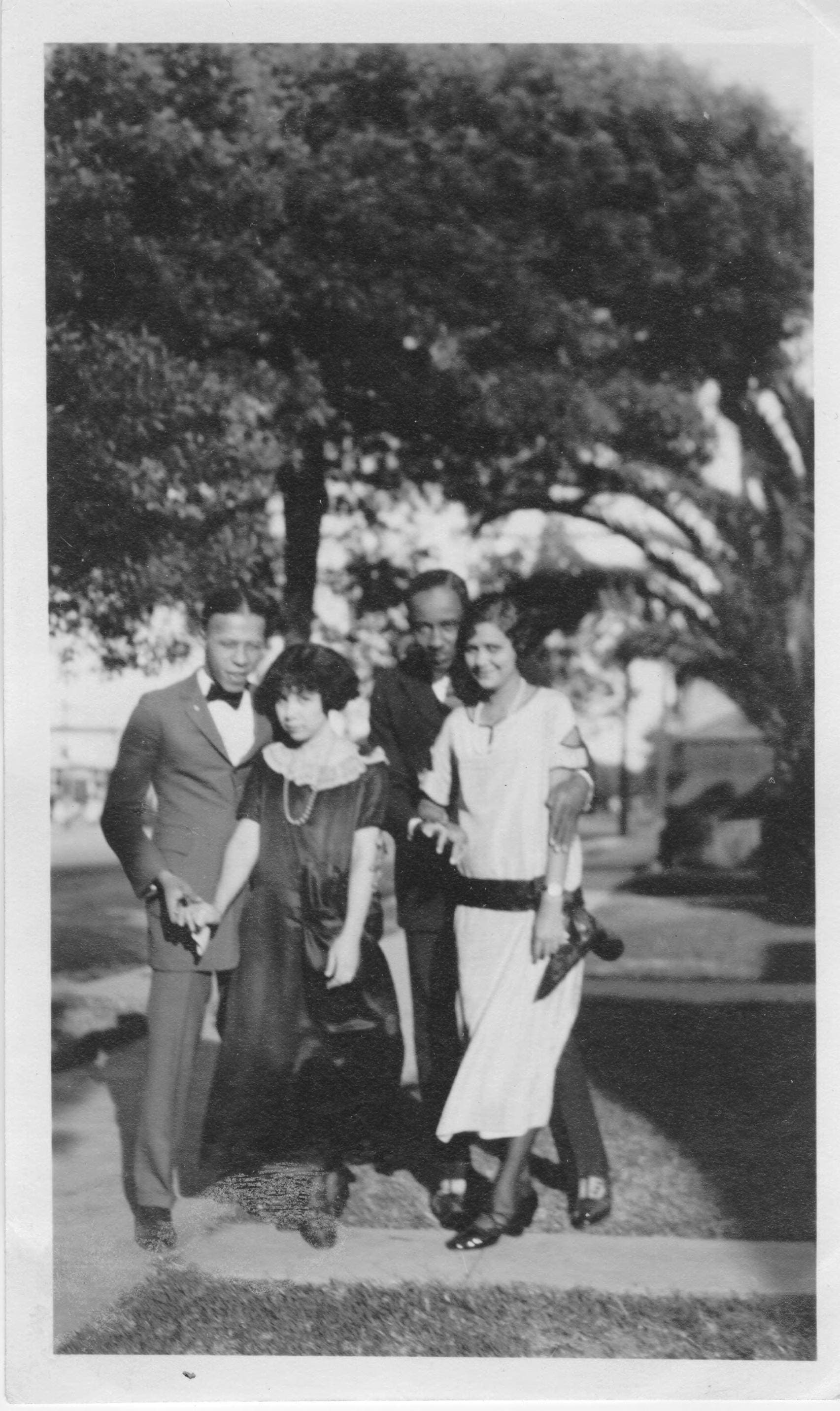 "Away from studies" photograph of University of Southern California students Edwin Jeffe…