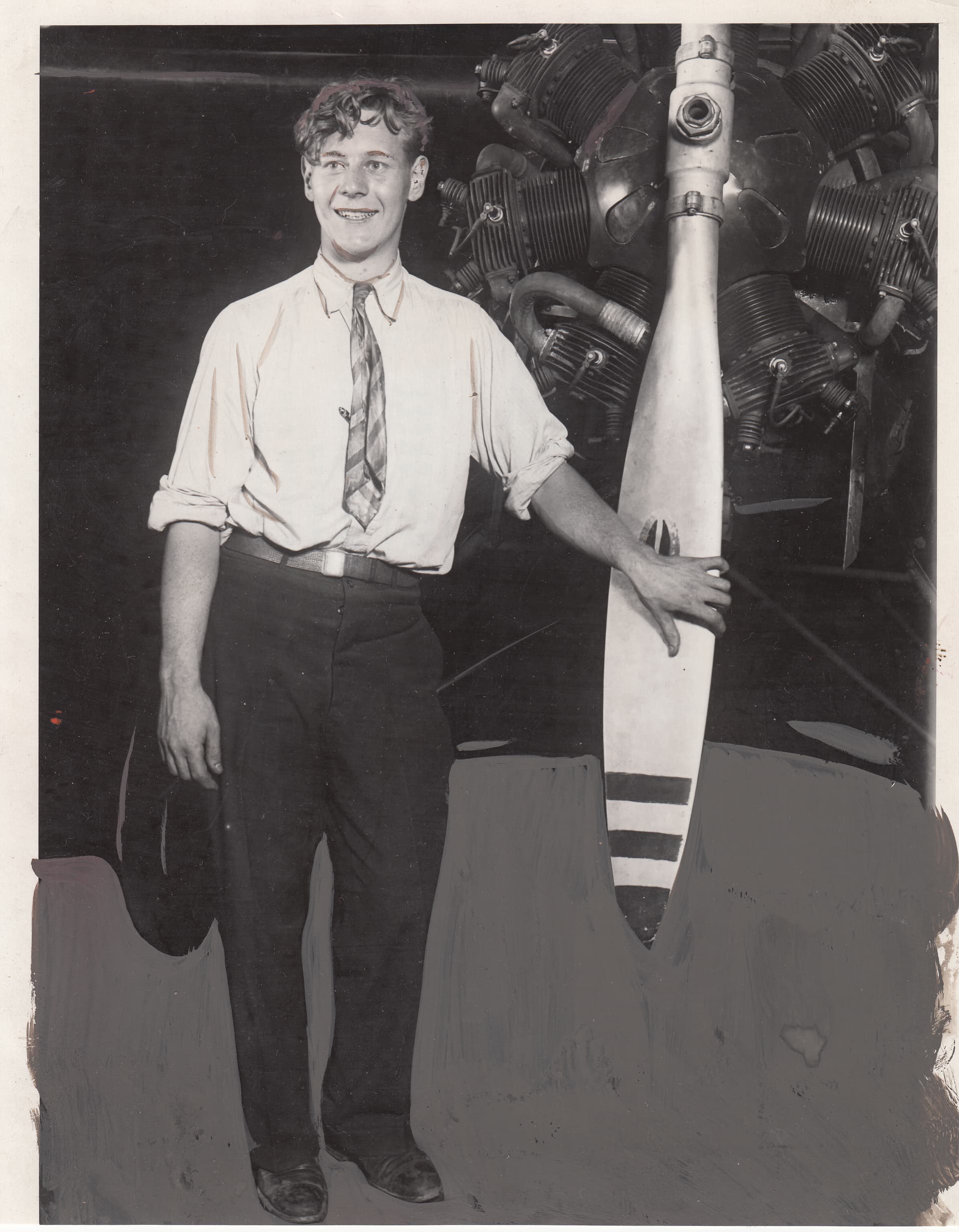 Eddie August Schneider on August 18, 1930 in Los Angeles, California (600 dpi, 100 quali…