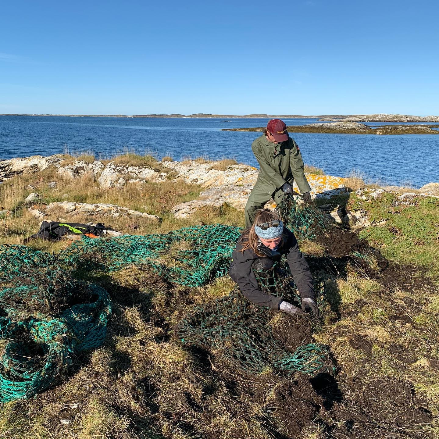 Cleaning beaches at Helgeland is hard work, but in between we get…