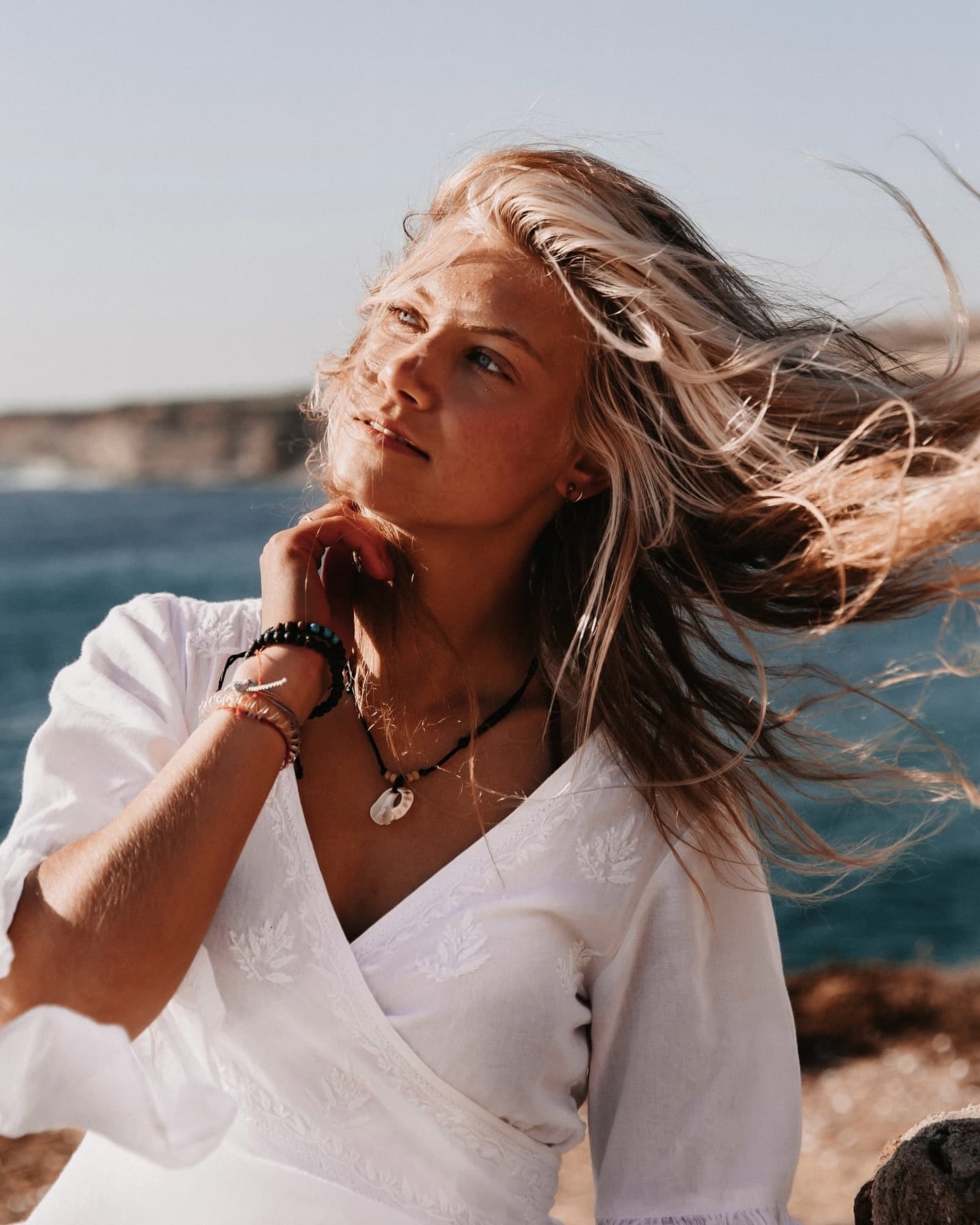 June felt like being sundrunk and sweaty, ice-blue waves, windy palm…
