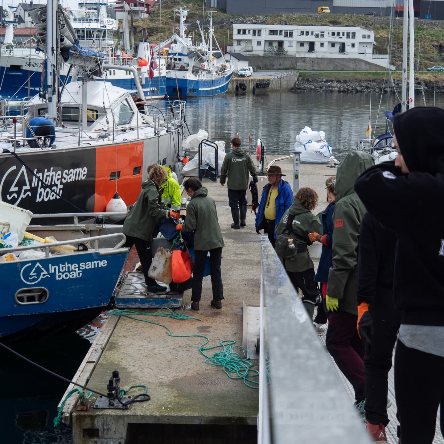 83% of the trash we collected outside Honninsvåg is related to the…