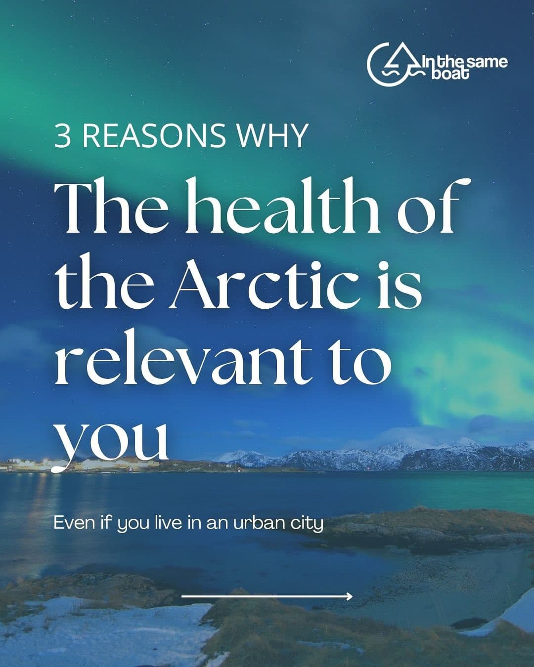 3 Reasons Why the Health of the Arctic is Relevant to You (Even if…