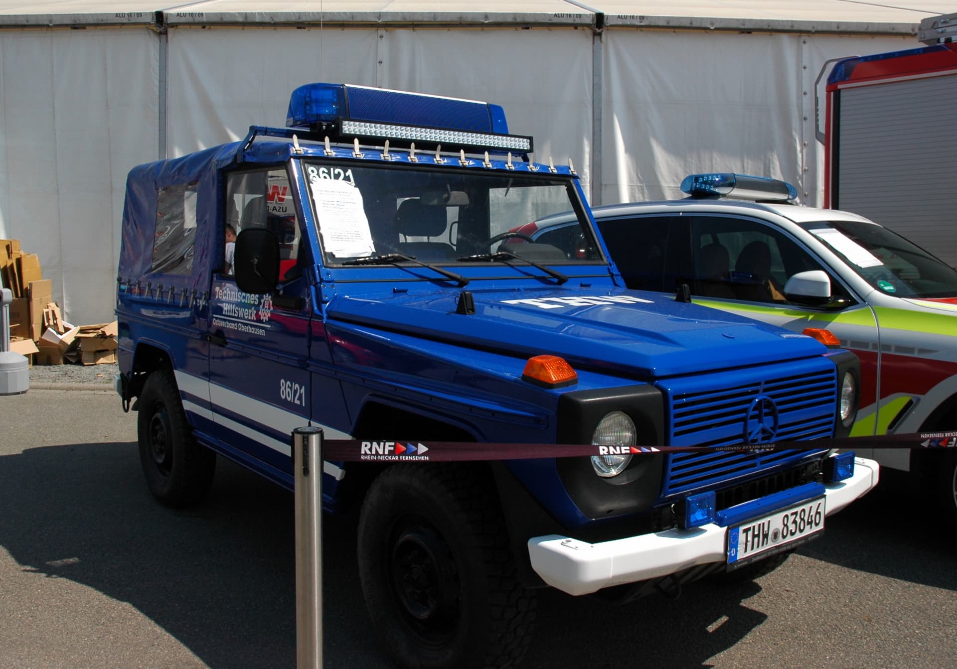 A W461 in German civil-protection service