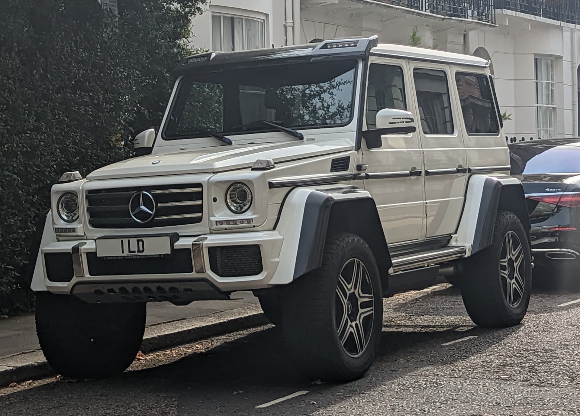 Portal axles on a road car