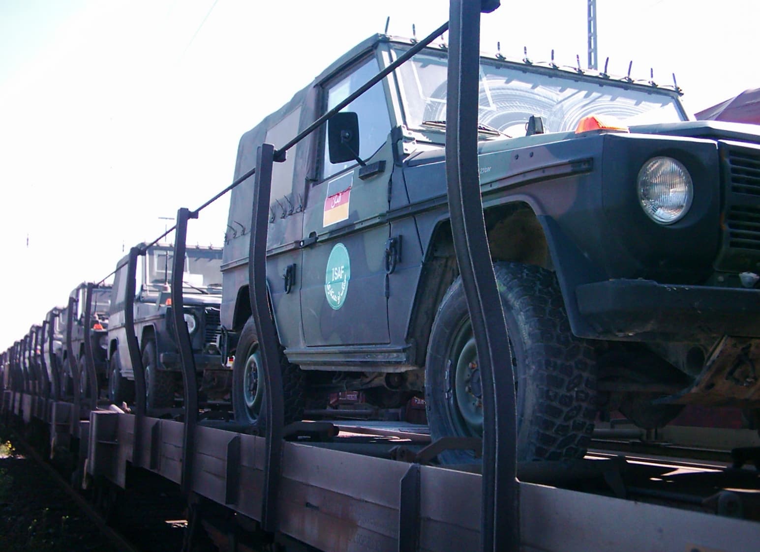 German G-Wagens on ISAF operations in Afghanistan