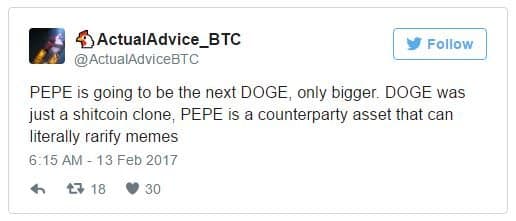 "Bigger than Dogecoin"