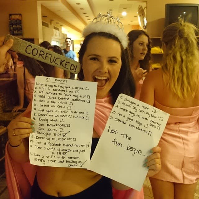 Britta's 21st birthday just got much more interesting with a list of.21 things to do…